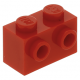 LEGO kocka 1x2 oldalán két bütyökkel, piros (11211)